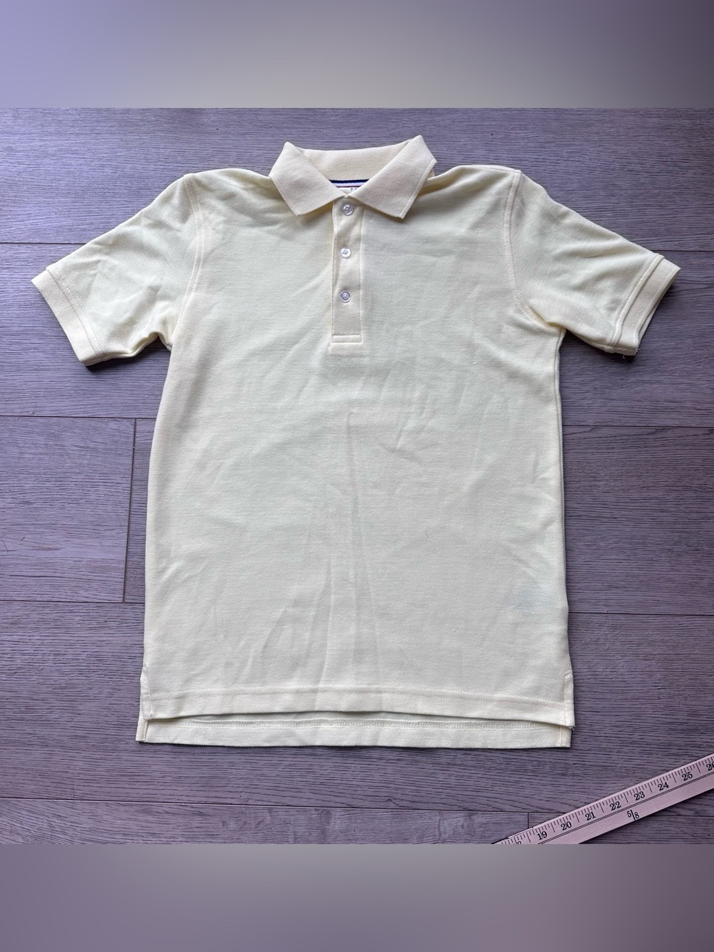 French Toast Yellow Medium 10/12 Uniform Polo‎ NWT